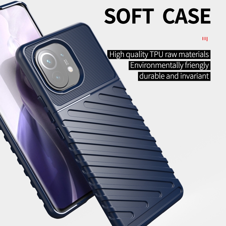 Silikónové puzdro pre Xiaomi Mi 11  - Thunder modré