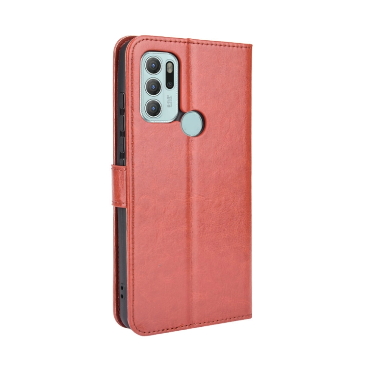 9D SKLO + PÚZDRO 2v1 pre Motorola Moto G60s - Knížkove puzdro Solid hnedé