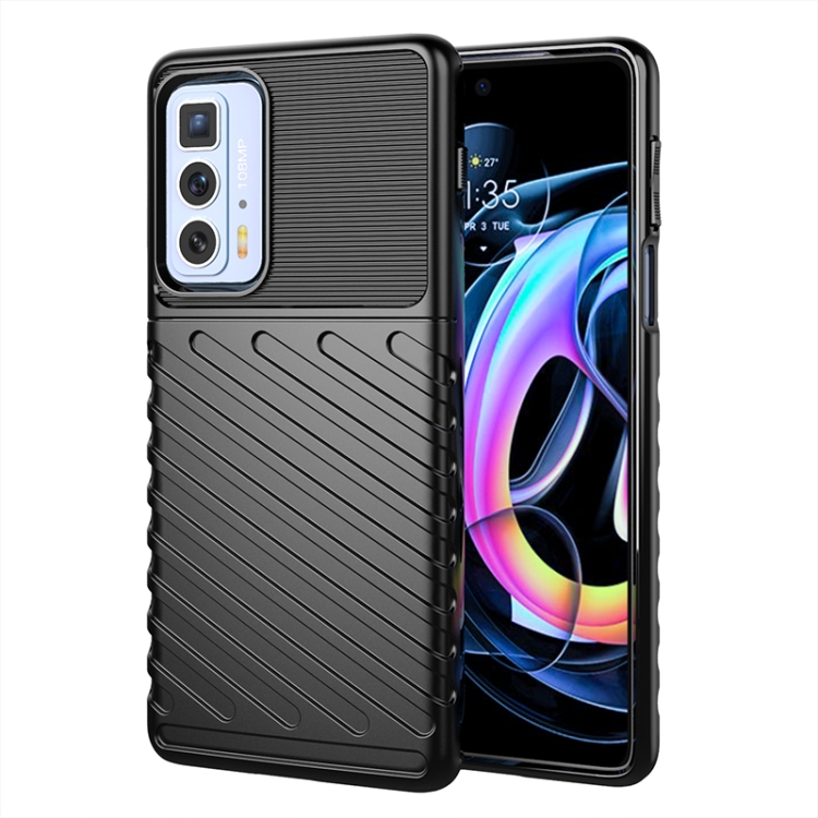 9D SKLO + PÚZDRO 2v1 pre Motorola Moto Edge 20 Pro - Thunder čierne
