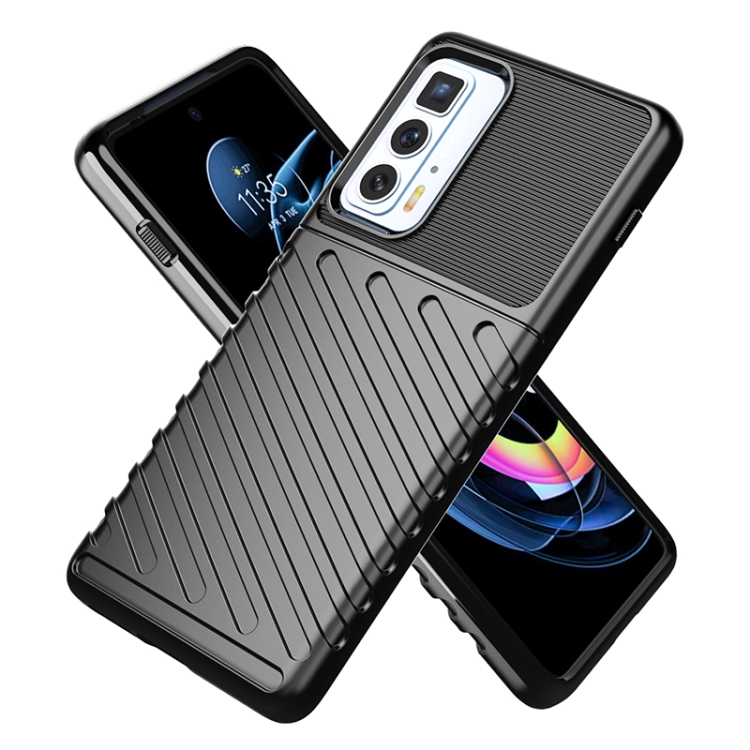 Silikonový kryt pre Motorola Moto Edge 20 Pro - Thunder čierne
