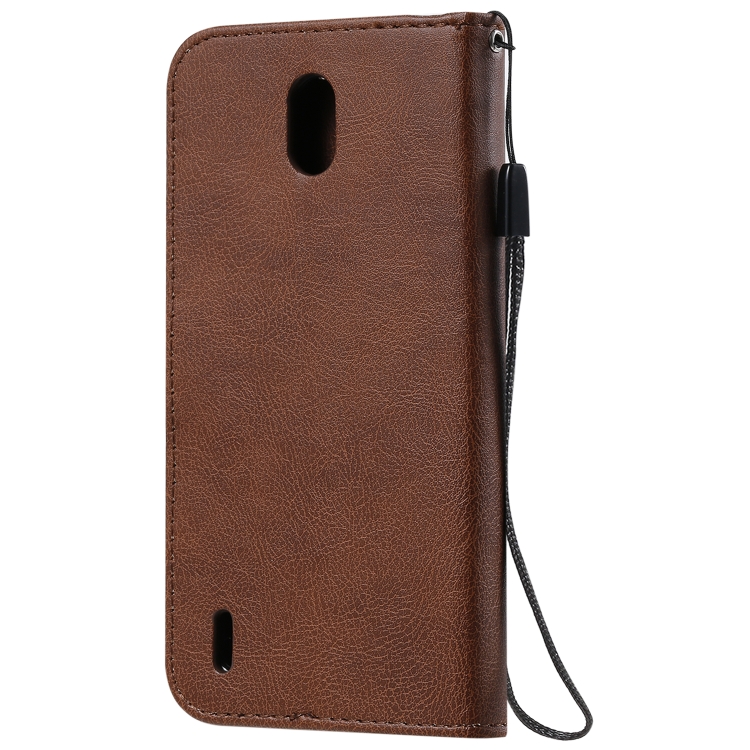 Knižkové puzdro pre Nokia 1.3 - Solid hnedé