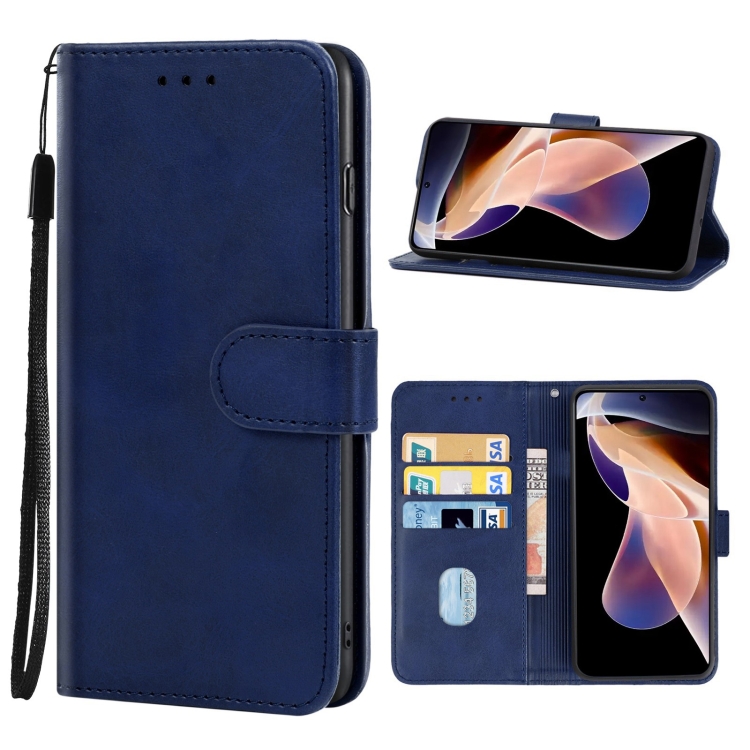 Knižkové puzdro na Xiaomi Redmi Note 11 Pro / Note 11 Pro 5G - Solid modré