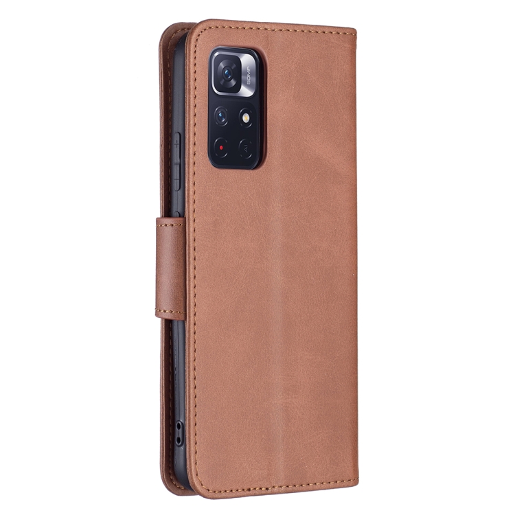 SKLO + PÚZDRO 2v1 pre Xiaomi Poco M4 Pro 5G - Solid hnedé