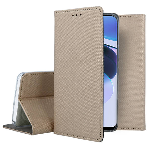 Knižkové púzdro na Realme C35 - MAGNET zlaté