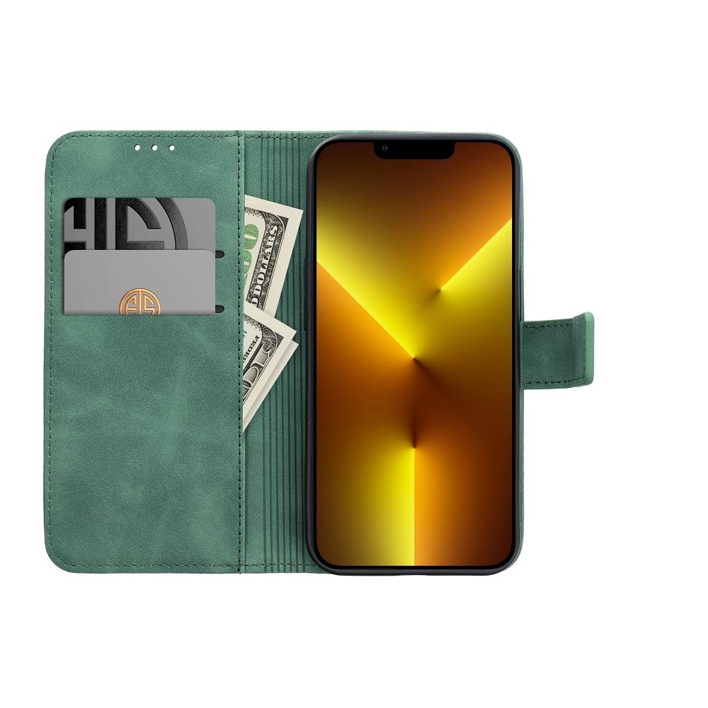 Knižkové puzdro pre Xiaomi 12 Lite - Solid zelené