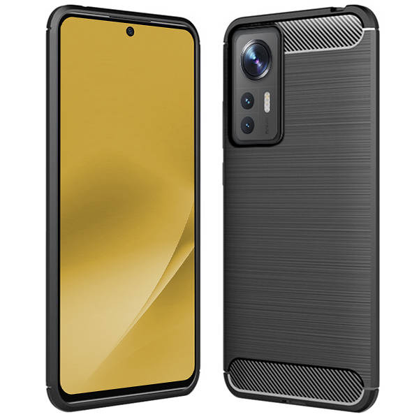 Silikónový kryt pre Xiaomi 12 Lite - CARBON čierny