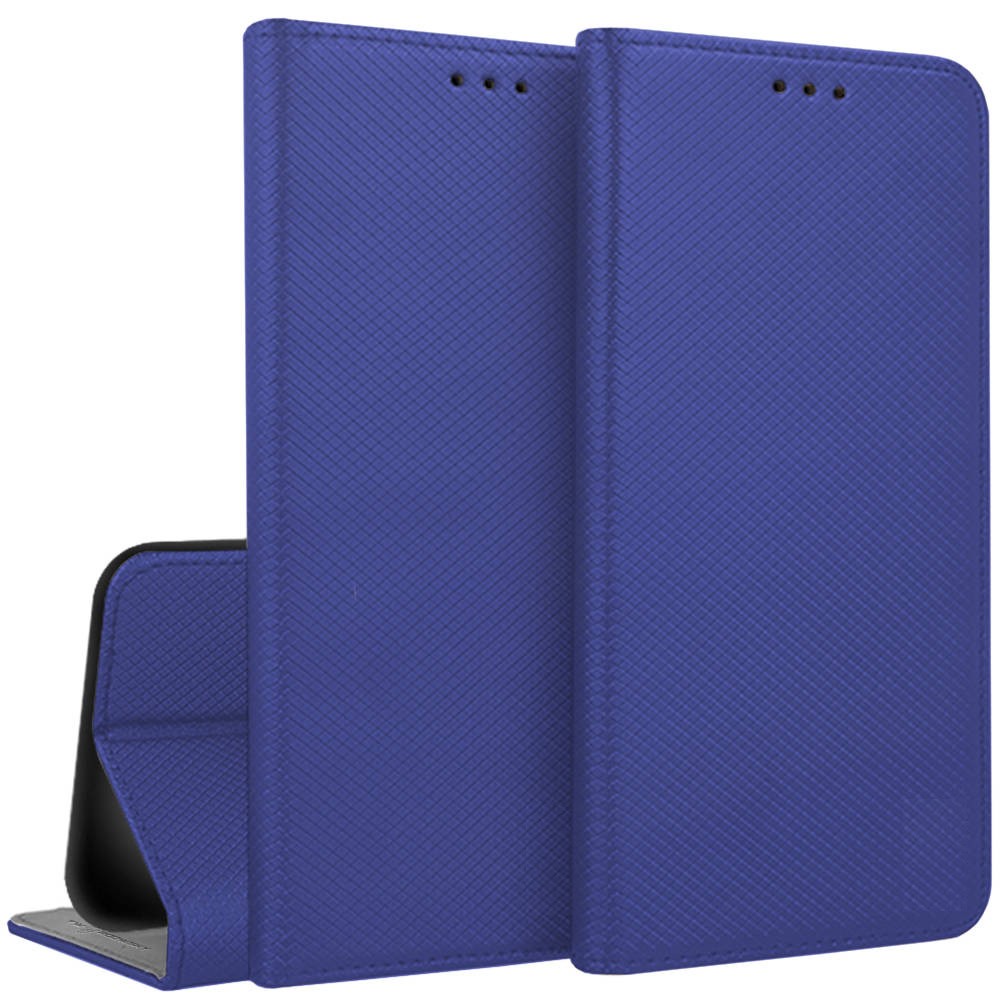 SKLO + PUZDRO 2v1 pre Xiaomi Poco C40 - Knižkové Magnet modré