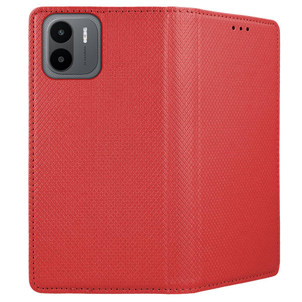 SKLO + PUZDRO 2v1 pre Xiaomi Redmi A1 / Redmi A2 - Knižkové MAGNET červené