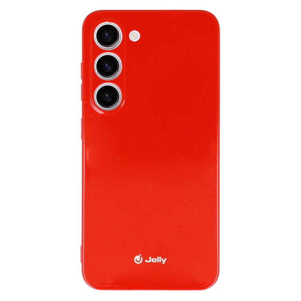 Silikónový kryt pre Samsung Galaxy S23 5G - Jelly červený