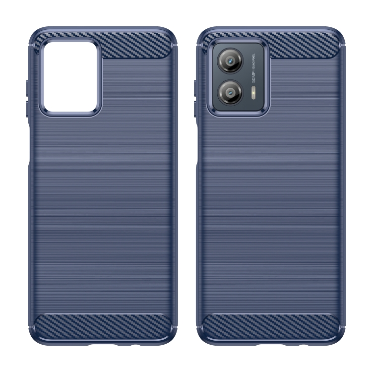 Silikónový kryt pre Motorola Moto G53 5G - CARBON modrý