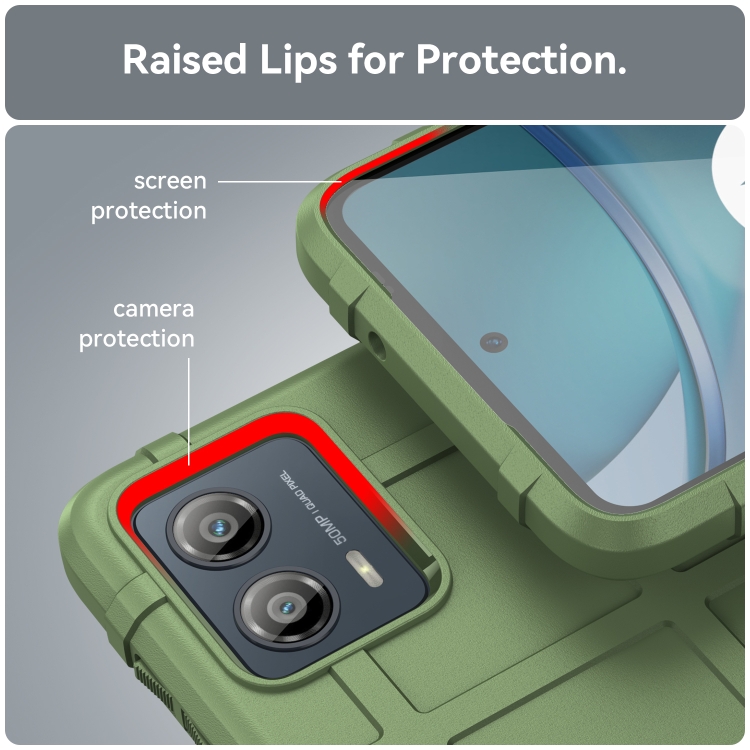 Tvrdený kryt pre Motorola Moto G53 5G - COVERAGE zelený
