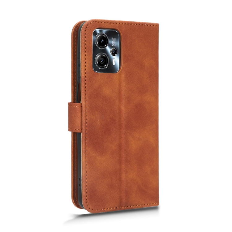 Knižkové puzdro pre Motorola Moto G23 / G13 - SOLID hnedé