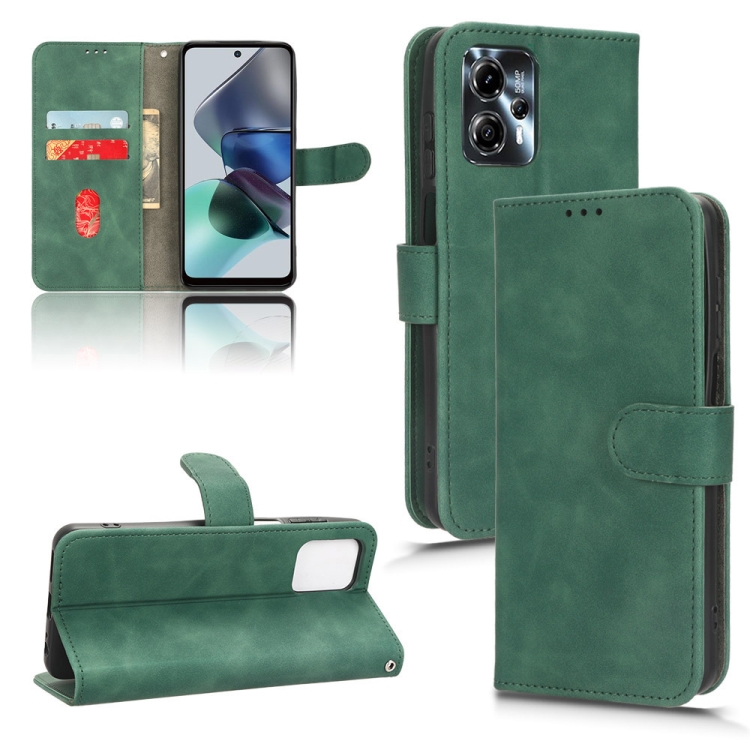Knižkové puzdro pre Motorola Moto G23 / G13 - SOLID zelené