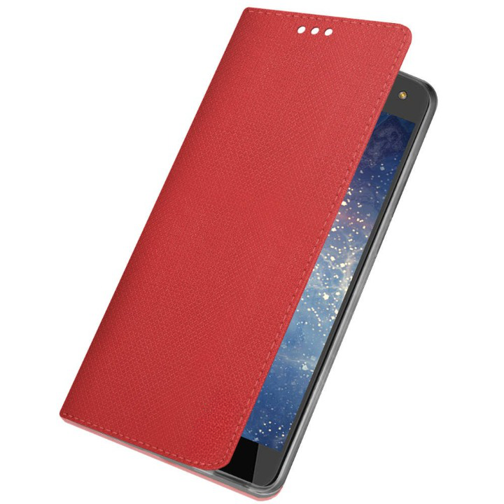 Knižkové puzdro Smart Magnet na Huawei Y6 2017 - červené