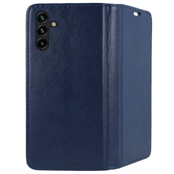 SKLO + PUZDRO 2v1 pre Samsung Galaxy A14 4G / A14 5G - Knižkové MAGNETIC modré