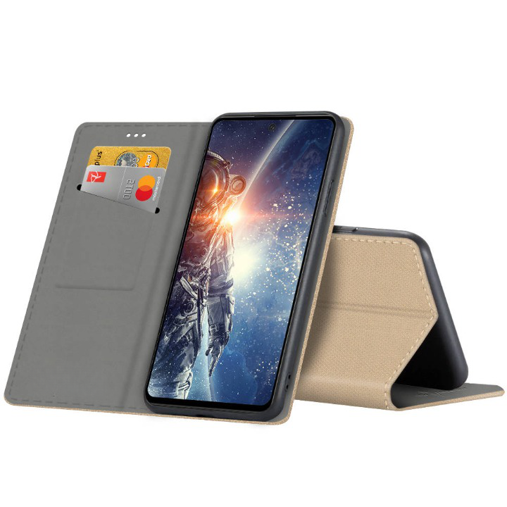 Knižkové puzdro na Samsung Galaxy A54 5G - MAGNET zlaté