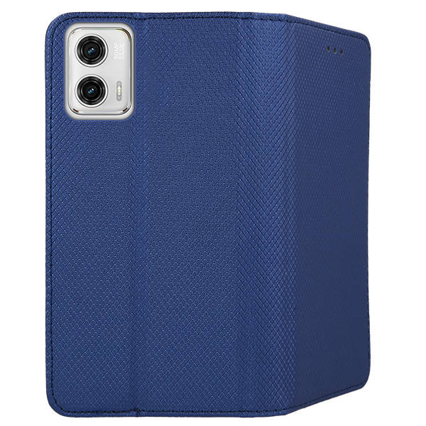 Knižkové puzdro na Motorola Moto G73 5G - SMART MAGNET modré