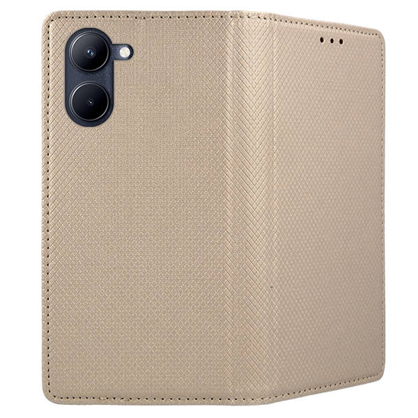 Knižkové puzdro pre Realme C33 - SMART MAGNET zlaté