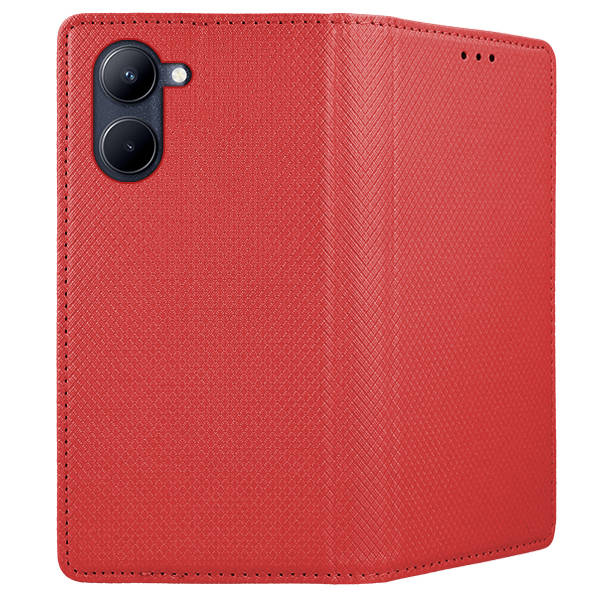 Knižkové puzdro pre Realme C33 - SMART MAGNET červené
