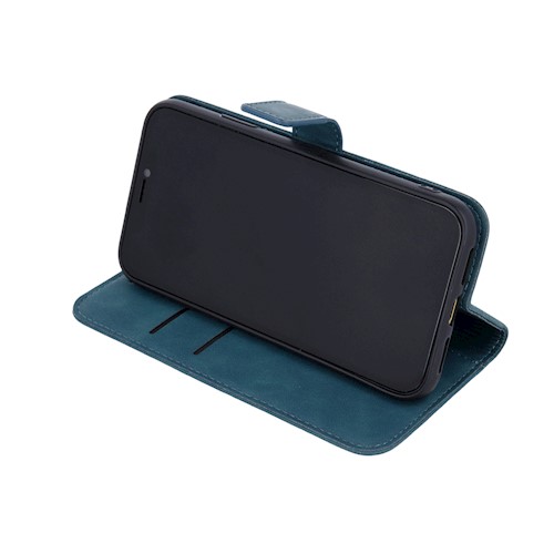 SKLO + PUZDRO 2v1 pre Xiaomi Redmi 12C - Knižkové puzdro Velvet zelené
