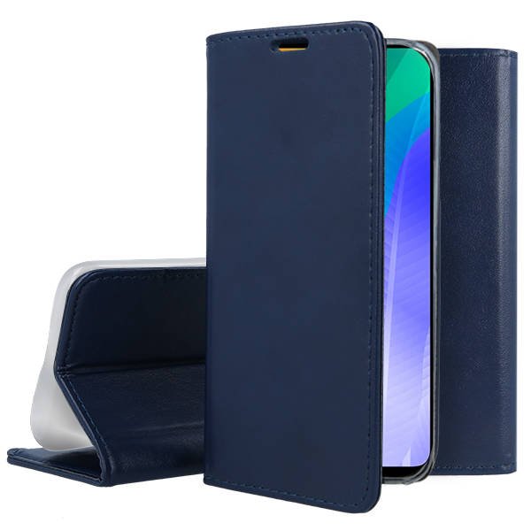 SKLO + PUZDRO 2v1 pre Xiaomi Redmi 12C - Knižkové puzdro MAGNETIC modré