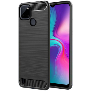 Silikónový kryt pre Realme C21Y / C25Y - CARBON čierny