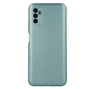 Silikónový kryt pre Samsung Galaxy A14 4G / A14 5G - Metallic zelený