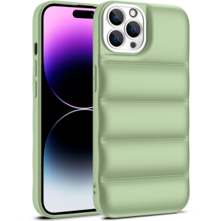 Zadný ochranný kryt pre iPhone 15 Pro - AIRBAG zelený