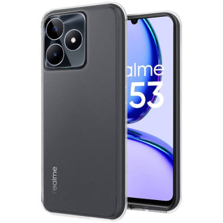 Zadný ochranný kryt pre Realme C53 - Silikónový priesvitný