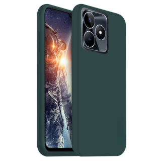 Zadný ochranný kryt pre Realme C53 - Silikónový zelený