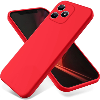 Zadný ochranný kryt pre Realme C53 - Silikónový červený
