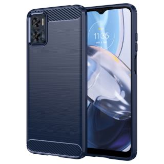 Tvrdený kryt pre Motorola Moto E22 / E22i - CARBON modrý