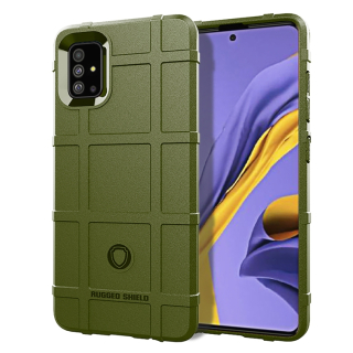 Tvrdený kryt pre Samsung Galaxy A51 - COVERAGE zelený