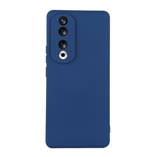 Zadný kryt pre Honor 90 5G - Silikónový MATT modrý