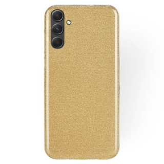 Zadný kryt pre Samsung Galaxy A35 5G - Silikónový GLITTER zlatý