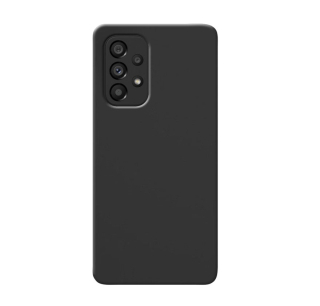 MATT Silikónový Zadný kryt pre Samsung Galaxy A53 5G - čierny