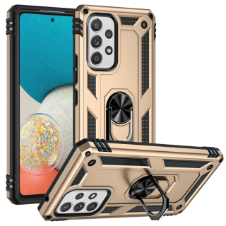 RING ARMOR Tvrdený kryt pre Samsung Galaxy A53 5G - zlatý