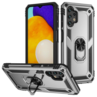 RING ARMOR Tvrdený kryt pre Samsung Galaxy A13 4G - sivý