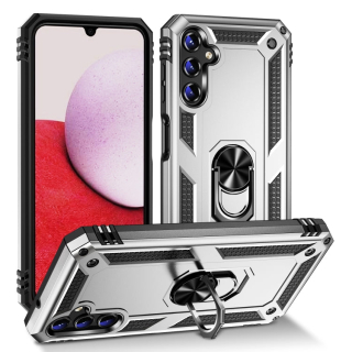 RING ARMOR Tvrdený kryt pre Samsung Galaxy A14 / A14 5G - sivý