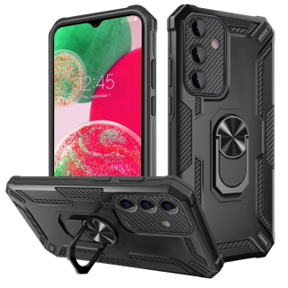 WARSHIP ARMOR Tvrdený kryt pre Samsung Galaxy A14 / A14 5G - čierny