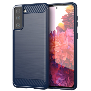 CARBON Zadný obal pre Samsung Galaxy S21 Plus 5G - modrý