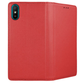 Púzdro Smart Magnet na Xiaomi Redmi 9A červené