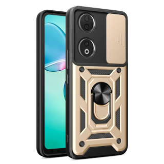 SLIDING ARMOR Tvrdený kryt pre Honor 90 5G - zlatý