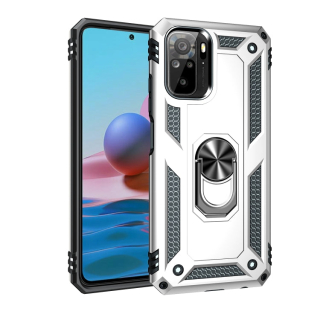 RING ARMOR Tvrdený kryt pre Xiaomi Redmi Note 10 / Note 10s - sivý