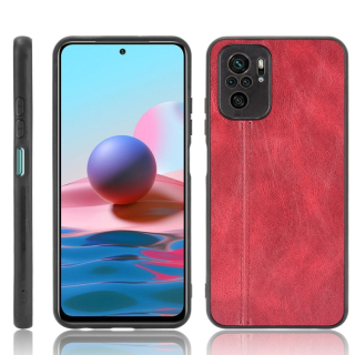 SEWING Zadný kryt pre Xiaomi Redmi Note 10 / Note 10S - červený