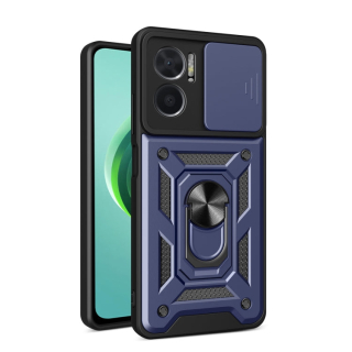 SLIDING ARMOR Tvrdený kryt pre Xiaomi Redmi 10 5G - modrý