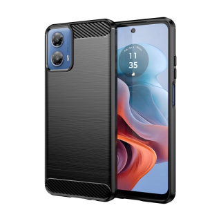 CARBON Zadný obal pre Motorola Moto G34 5G - čierny