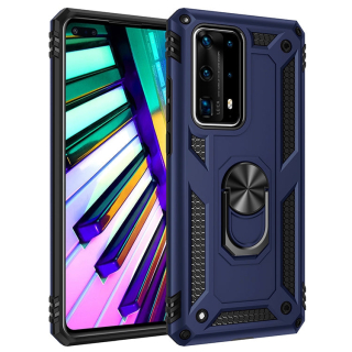 RING ARMOR Tvrdený kryt pre Huawei P40 Pro - modrý