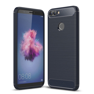 CARBON Zadný obal pre Huawei P Smart - modrý