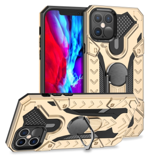 HOLDER ARMOR Tvrdený kryt pre Apple iPhone 12 Pro Max - zlatý